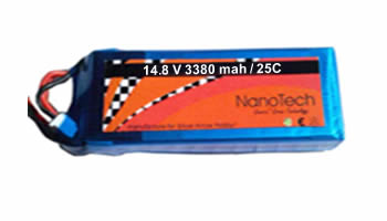 nanotech 14.8V-3380mah 25C